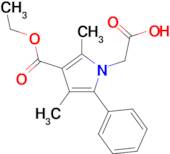 [3-(ethoxycarbonyl)-2,4-dimethyl-5-phenyl-1H-pyrrol-1-yl]acetic acid