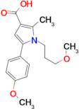 5-(4-methoxyphenyl)-1-(3-methoxypropyl)-2-methyl-1H-pyrrole-3-carboxylic acid