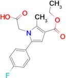 [3-(ethoxycarbonyl)-5-(4-fluorophenyl)-2-methyl-1H-pyrrol-1-yl]acetic acid