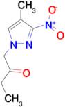 1-(4-methyl-3-nitro-1H-pyrazol-1-yl)butan-2-one