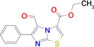 ethyl 5-formyl-6-phenylimidazo[2,1-b][1,3]thiazole-3-carboxylate