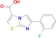 6-(2-fluorophenyl)imidazo[2,1-b][1,3]thiazole-3-carboxylic acid