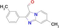 7-methyl-2-(3-methylphenyl)imidazo[1,2-a]pyridine-3-carbaldehyde