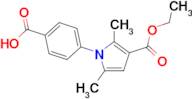 4-[3-(ethoxycarbonyl)-2,5-dimethyl-1H-pyrrol-1-yl]benzoic acid