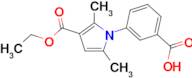 3-[3-(ethoxycarbonyl)-2,5-dimethyl-1H-pyrrol-1-yl]benzoic acid