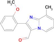 2-(2-methoxyphenyl)-8-methylimidazo[1,2-a]pyridine-3-carbaldehyde