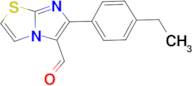 6-(4-ethylphenyl)imidazo[2,1-b][1,3]thiazole-5-carbaldehyde