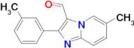 6-methyl-2-(3-methylphenyl)imidazo[1,2-a]pyridine-3-carbaldehyde