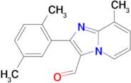 2-(2,5-dimethylphenyl)-8-methylimidazo[1,2-a]pyridine-3-carbaldehyde