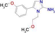 1-(2-methoxyethyl)-5-(3-methoxyphenyl)-1H-imidazol-2-amine