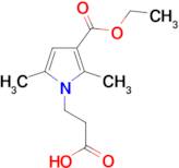 3-[3-(ethoxycarbonyl)-2,5-dimethyl-1H-pyrrol-1-yl]propanoic acid