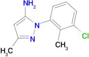 1-(3-chloro-2-methylphenyl)-3-methyl-1H-pyrazol-5-amine