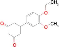 5-(4-ethoxy-3-methoxyphenyl)cyclohexane-1,3-dione