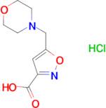 5-(morpholin-4-ylmethyl)isoxazole-3-carboxylic acid hydrochloride