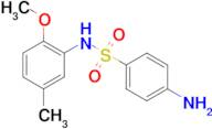 4-amino-N-(2-methoxy-5-methylphenyl)benzenesulfonamide