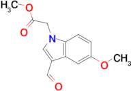 methyl (3-formyl-5-methoxy-1H-indol-1-yl)acetate