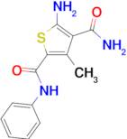 5-amino-3-methyl-N~2~-phenylthiophene-2,4-dicarboxamide