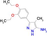 3-(3,4-diethoxyphenyl)-4-methyl-1H-pyrazol-5-amine