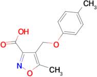 5-methyl-4-[(4-methylphenoxy)methyl]isoxazole-3-carboxylic acid