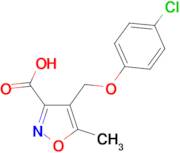 4-[(4-chlorophenoxy)methyl]-5-methylisoxazole-3-carboxylic acid