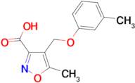 5-methyl-4-[(3-methylphenoxy)methyl]isoxazole-3-carboxylic acid