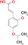 (2E)-3-(4-isopropoxy-2-methoxyphenyl)acrylic acid