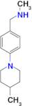 N-methyl-N-[4-(4-methylpiperidin-1-yl)benzyl]amine