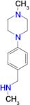 N-methyl-N-[4-(4-methylpiperazin-1-yl)benzyl]amine