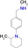 N-methyl-N-[4-(2-methylpiperidin-1-yl)benzyl]amine