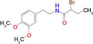 2-bromo-N-[2-(3,4-dimethoxyphenyl)ethyl]butanamide