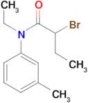 2-bromo-N-ethyl-N-(3-methylphenyl)butanamide