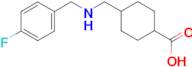 4-{[(4-fluorobenzyl)amino]methyl}cyclohexanecarboxylic acid