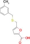 5-{[(3-methylbenzyl)thio]methyl}-2-furoic acid