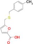 5-{[(4-methylbenzyl)thio]methyl}-2-furoic acid