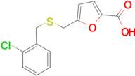 5-{[(2-chlorobenzyl)thio]methyl}-2-furoic acid