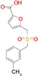 5-{[(3-methylbenzyl)sulfonyl]methyl}-2-furoic acid