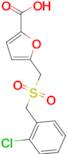 5-{[(2-chlorobenzyl)sulfonyl]methyl}-2-furoic acid