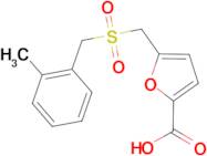 5-{[(2-methylbenzyl)sulfonyl]methyl}-2-furoic acid