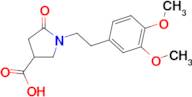 1-[2-(3,4-dimethoxyphenyl)ethyl]-5-oxopyrrolidine-3-carboxylic acid