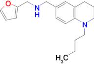 N-[(1-butyl-1,2,3,4-tetrahydroquinolin-6-yl)methyl]-N-(2-furylmethyl)amine