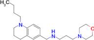N-[(1-butyl-1,2,3,4-tetrahydroquinolin-6-yl)methyl]-3-morpholin-4-ylpropan-1-amine