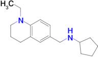 N-[(1-ethyl-1,2,3,4-tetrahydroquinolin-6-yl)methyl]cyclopentanamine