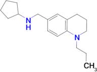 N-[(1-propyl-1,2,3,4-tetrahydroquinolin-6-yl)methyl]cyclopentanamine