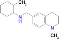 N-(2-methylcyclohexyl)-N-[(1-methyl-1,2,3,4-tetrahydroquinolin-6-yl)methyl]amine
