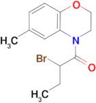 4-(2-bromobutanoyl)-6-methyl-3,4-dihydro-2H-1,4-benzoxazine