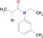 2-bromo-N-ethyl-N-(3-methylphenyl)propanamide