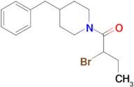 4-benzyl-1-(2-bromobutanoyl)piperidine