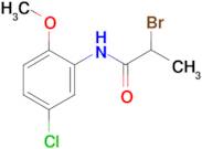 2-bromo-N-(5-chloro-2-methoxyphenyl)propanamide