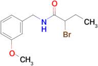 2-bromo-N-(3-methoxybenzyl)butanamide