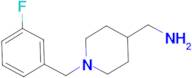 [1-(3-fluorobenzyl)piperidin-4-yl]methylamine